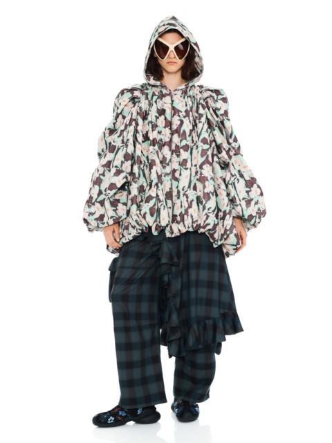 Collina Strada BLACK PAINTED DAISY PILLOW COAT