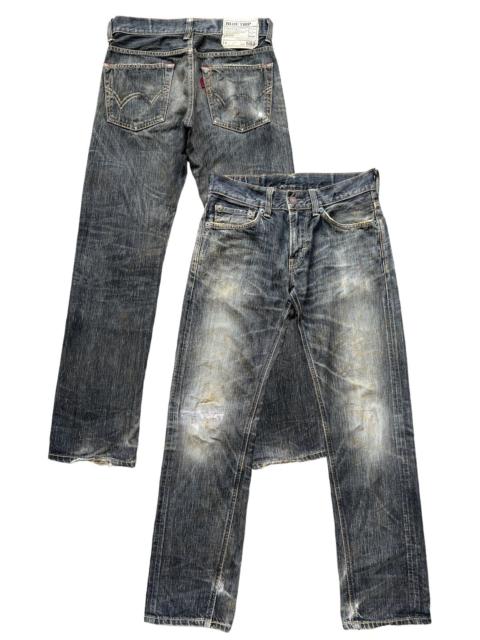 Other Designers Vintage Edwin Blue Trip 503 Distressed Denim Jeans 32x32.5