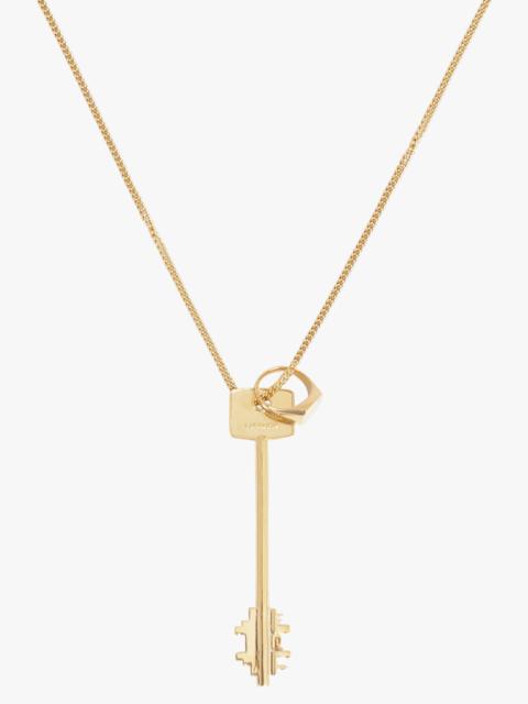 rabanne KEY LONG PENDANT | GOLD