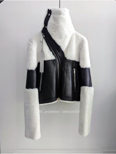 Rick Owens 💥*NWT* KEITH SHEARLING JACKET GETHSEMANE BLACK/WHITE