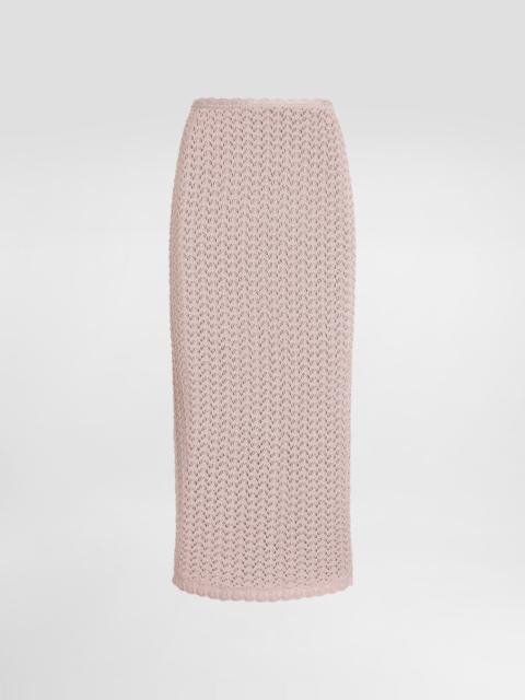 Dolce & Gabbana Viscose crochet skirt