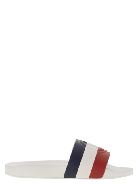 Moncler Men Basile - Rubber Slides With Logo