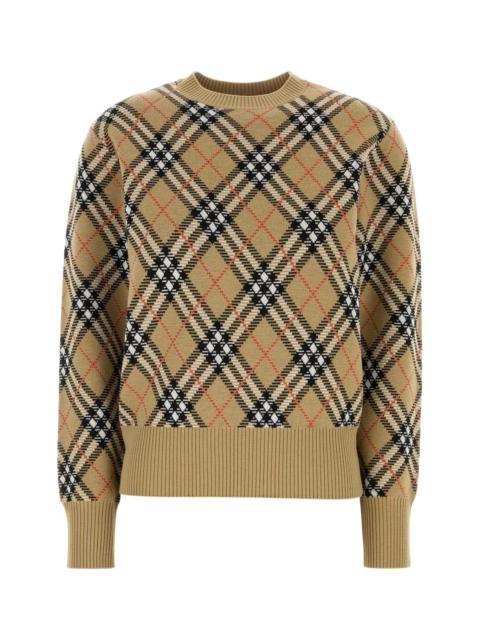 Burberry Burberry Women Embroidered Wool Blend Sweater