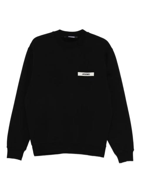 JACQUEMUS Jacquemus Men Le Sweatshirt Grosgrain Sweatshirt