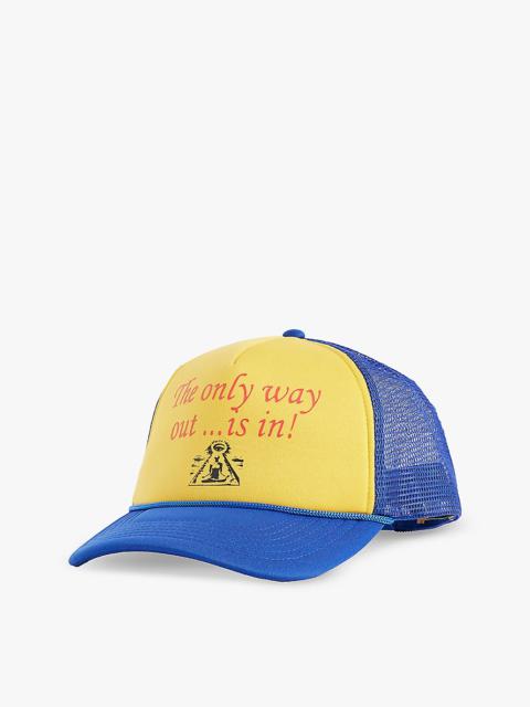 Only Way Out graphic-print mesh cap