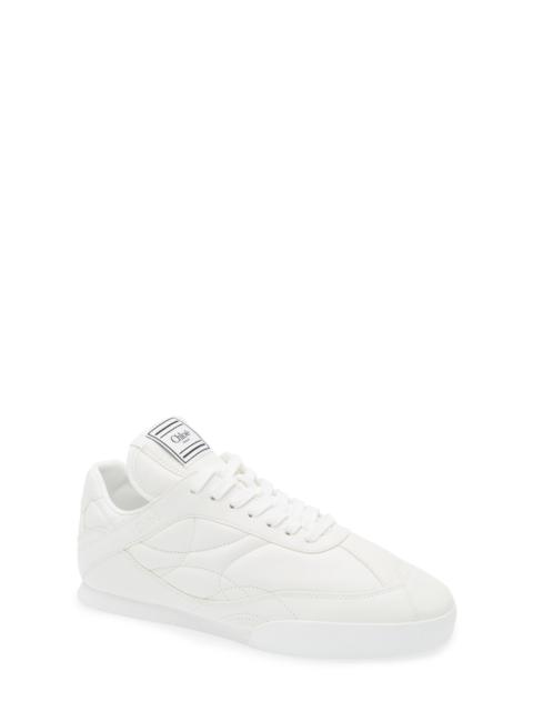 Chloé Chloé Kick Leather Sneaker in White at Nordstrom
