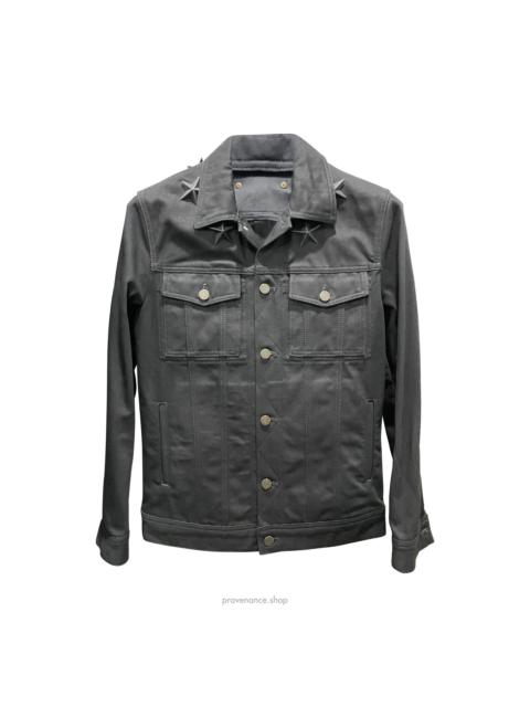 Givenchy Star-Studded Denim Jacket - Black