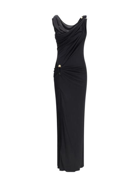 VERSACE Versace Women Draped Jersey Long Dress