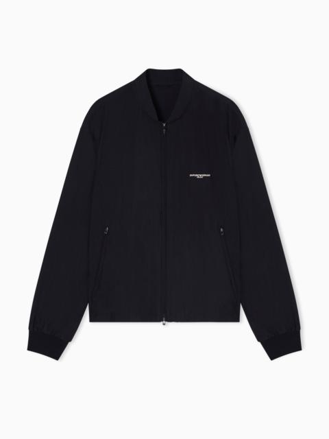 EMPORIO ARMANI VISCOSE AND POLYAMIDE BLOUSON