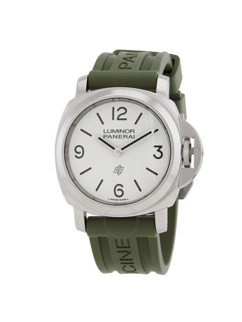 Panerai Panerai Luminor 44mm Base Logo Automatic White Dial Men's Watch PAM01087