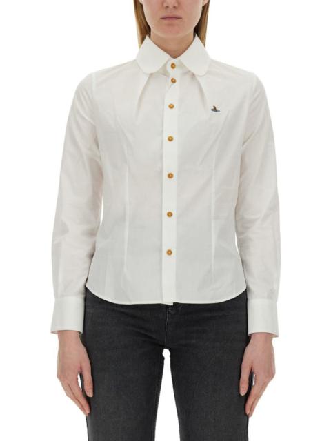 VIVIENNE WESTWOOD SHIRT WITH ORB EMBROIDERY