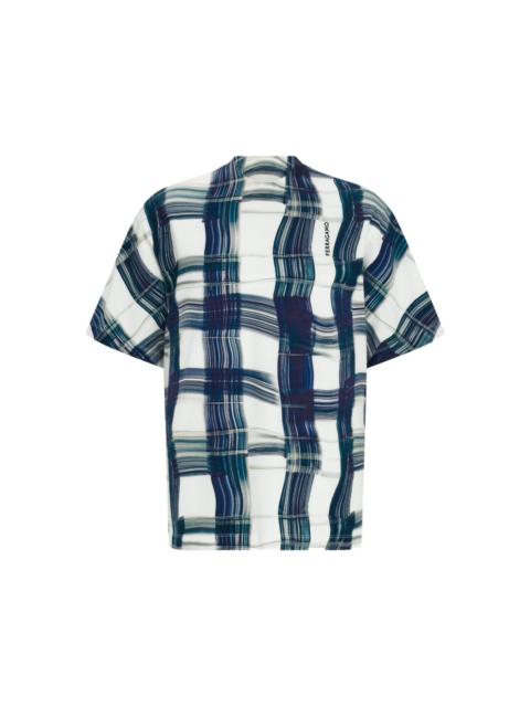 FERRAGAMO tartan-check T-shirt