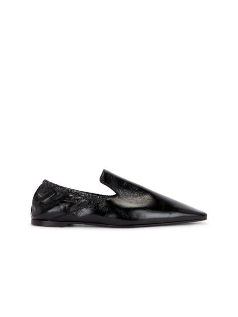 Elastic Back Leather Loafer