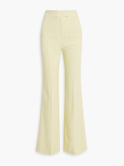 Other Designers Slub woven flared pants