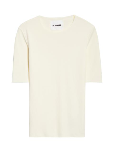 Jil Sander Jil Sander Classic Crewneck T-Shirt in Chalk at Nordstrom