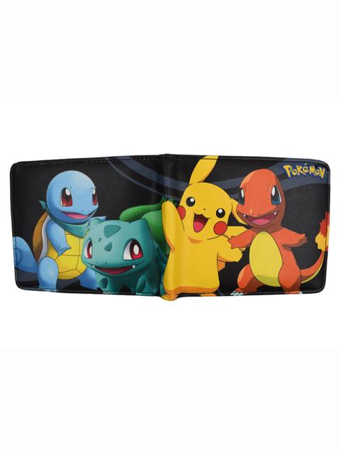 Other Designers Anime Cartoon Pikachu Charmander Wallet Cool Short Purse with Coin Pocket