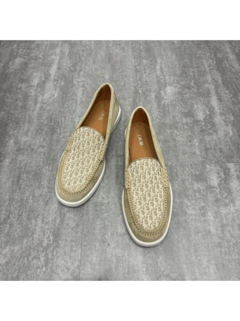 Dior Dior Granville Printed Suede Loafers