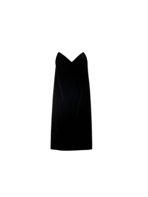 Loewe Loewe Bustier Velvet Dress Women