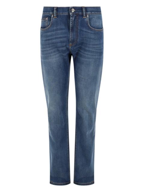 VERSACE Versace Men Jeans In Denim Di Cotone
