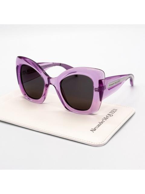 Alexander McQueen NEW ALEXANDER MCQUEEN AM0402S 004 PURPLE WOMEN SUNGLASSES