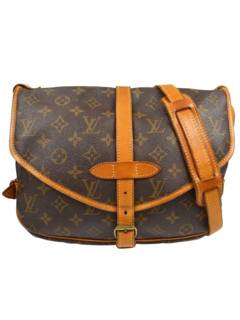 Authentic Louis Vuitton Monogram Saumur 30 Shoulder Bag