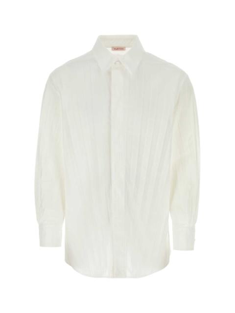 Valentino Valentino Garavani Men White Tech Nylon Oversize Shirt
