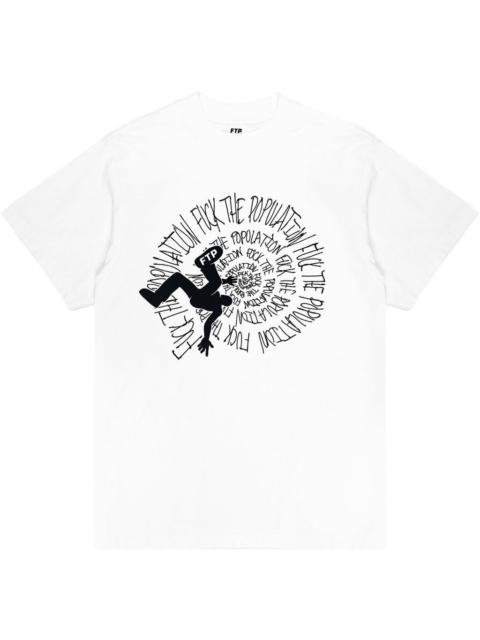 Other Designers Fuck The Population - FTP SLiPPiNG iNTO DARKNESS TEE WHiTE