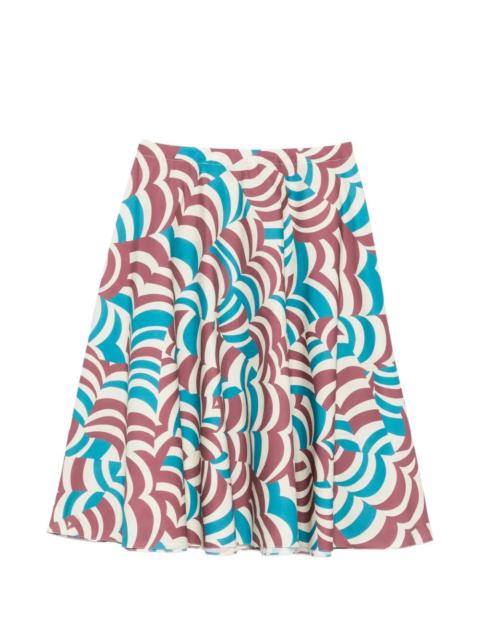Marni Marni Women Printed Cotton Midi Skirt