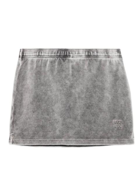 Alexander Wang Mini Skort With Embossed Logo