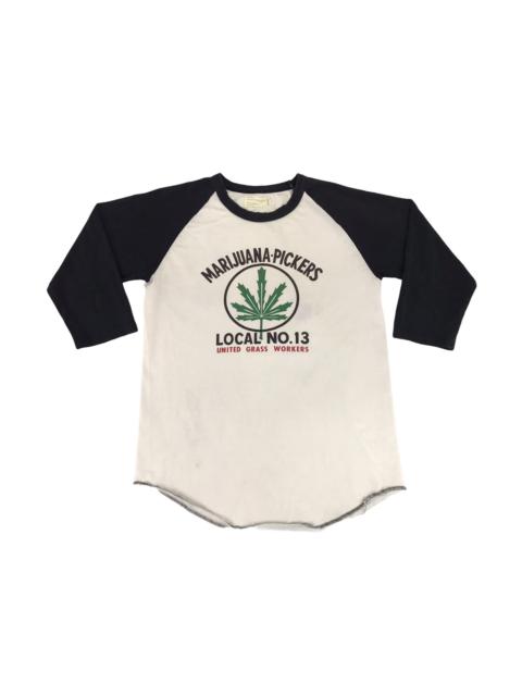Other Designers Vintage - Dovetail Marijuana Pickers Local No 13 Big Logo Tee