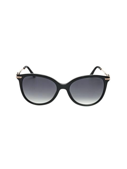BVLGARI Bvlgari Ladies Black Cat Eye Sunglasses 0BV8201B-501/T3