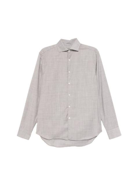 Canali OXFORD WOOL SHIRT