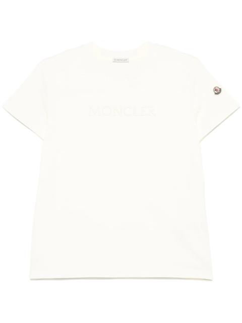 Moncler logo-embroidered T-shirt