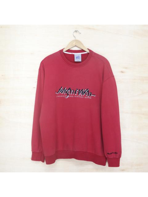 Other Designers Vintage 90s MAJAH FLAVAH Underground Hiphop Gear Big Logo Sweater Sweatshirt Pullover Jumper