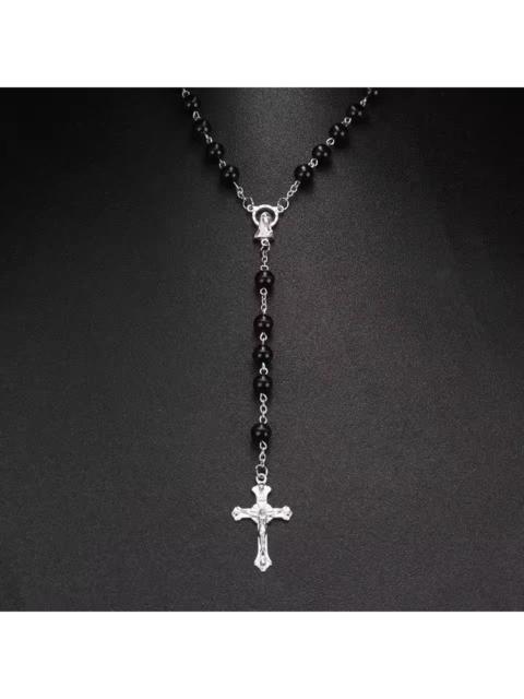 Other Designers Jewelry - Saint Benedict Rosary Necklace Chain Catholic Church Jesus