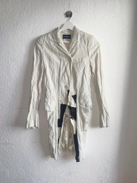 Ann Demeulemeester Ann Demeulemeester 11SS White Runway Silk Cotton Tailcoat