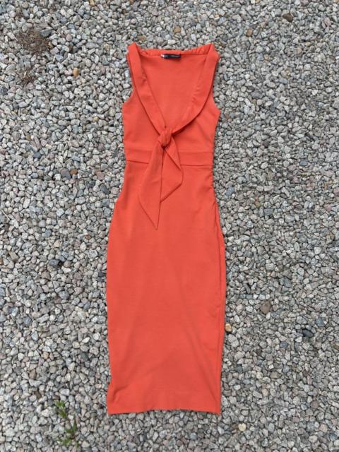 DSQUARED2 Dsquared2 pencil dress knee length and a tie-front neckline
