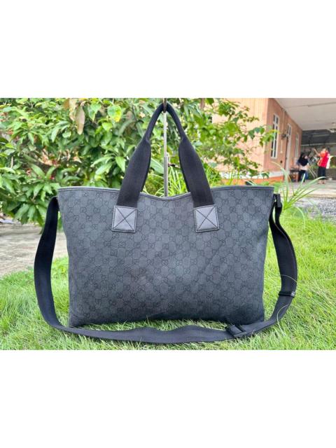 GUCCI Authentic Gucci Supreme GG Convertible Medium Tote Bag