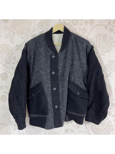 Vintage - Ithaca Bomber Knit Sweater Wool Japanese Designer