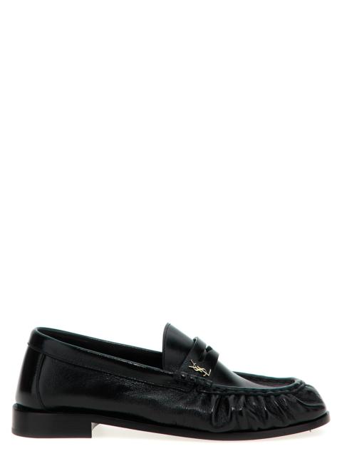 SAINT LAURENT Le Loafer Supple Loafers Black