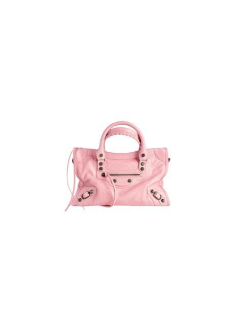 BALENCIAGA BALENCIAGA Le City Small Vintage Pink Arena Lambskin Bag