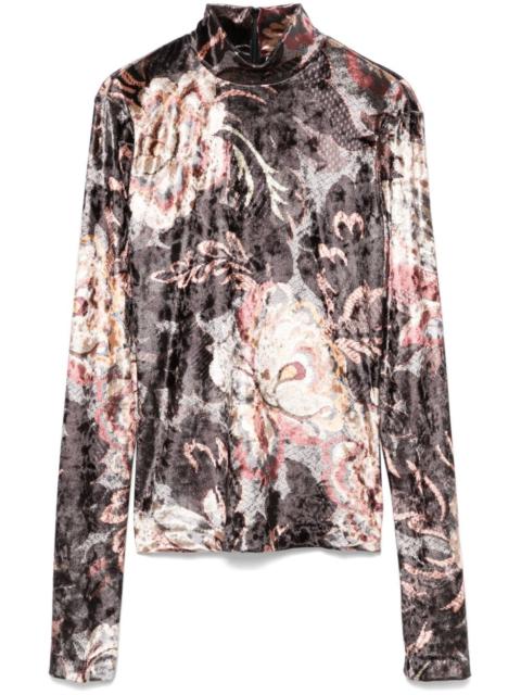 Etro Etro Women Printed High-Neck Sweater