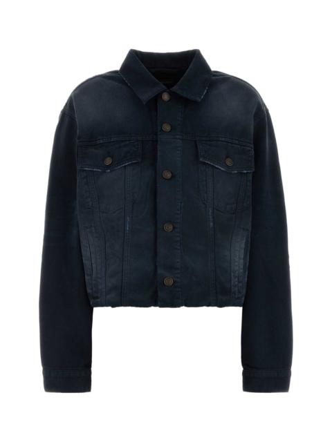 BALENCIAGA Balenciaga Women Blue Denim Jacket