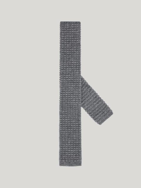 Canali GRAY CASHMERE KNIT TIE