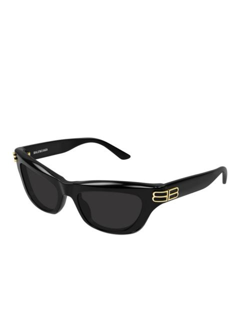 BALENCIAGA Balenciaga Grey Cat Eye Ladies Sunglasses BB0430S 001 54
