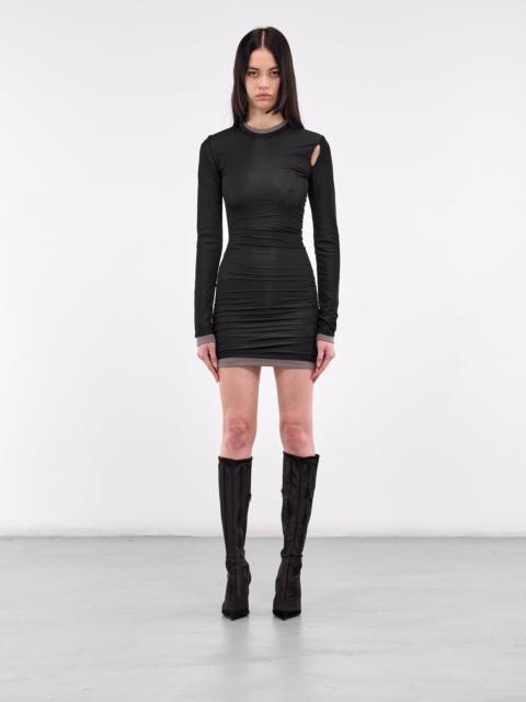 CHRISTOPHER ESBER Overlay Peephole Rib Dress