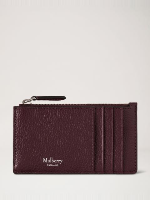 Mulberry Continental Zipped Long Card Holder
Black Cherry Small Classic Grain