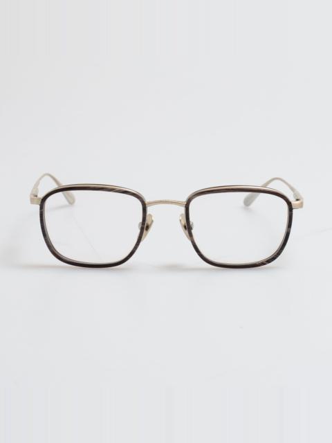 LINDA FARROW Newton Optical in Buffalo Horn and 925 Sterling Silver