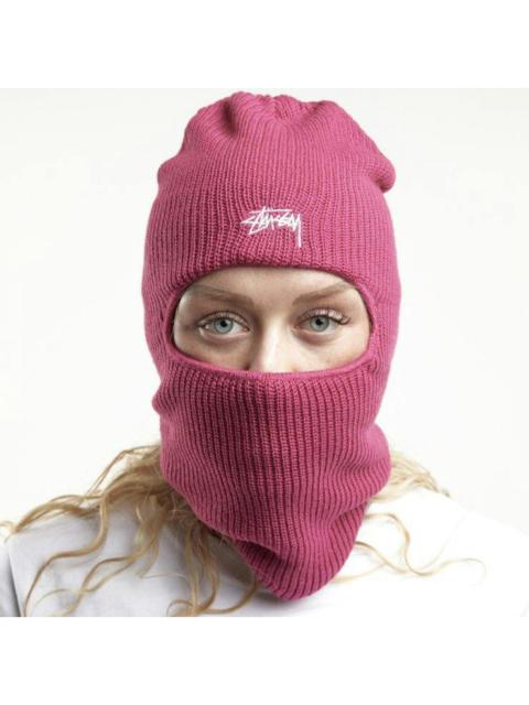 Stüssy STUSSY STOCK KNIT BALACLAVA IN MAGENTA - DS -