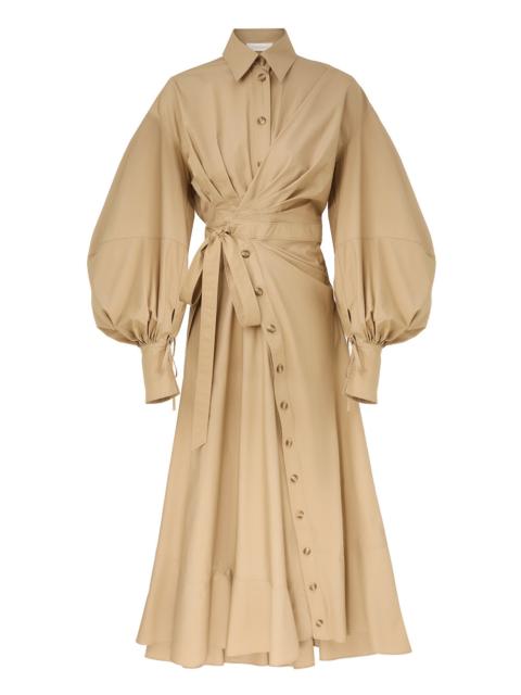 Zimmermann REBELLION POPLIN MIDI DRESS